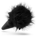 Анальна пробка з помпоном POM PLUGS BLACK
