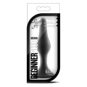 Анальний стимулятор LUXE BEGINNER PLUG MEDIUM, BLACK