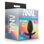 Анальна пробка з вібрацією Blush Anal Adventures Platinum Saddle Plug