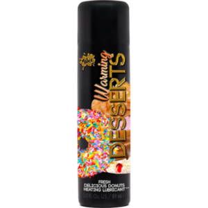 S"yedobnyy lubrikant 4 v 1 WET Warming Desserts Fresh Delicious Donuts (so vkusom ponchikov) 89 ml Elegantnyy, razrabota