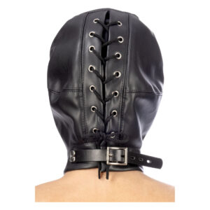 Капюшон для БДСМ Fetish Tentation Closed BDSM hood in leatherette