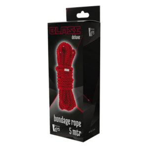 Мотузка для бондажу Dream Toys Blaze Deluxe нейлонова, червона, 5 м