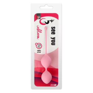 Вагінальні кульки DreamToys ALL TIME FAVORITES 60 гр. із зміщеним центром ваги, рожеві