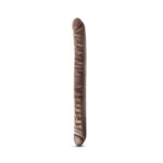 Подвійний фалоімітатор DR SKIN 18inch CHOCOLATE
