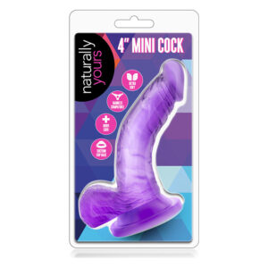 Фалоімітатор NATURALLY YOURS 4INCH MINI COCK PURPLE