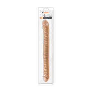 Подвійний фалоімітатор DR SKIN 18inch MOCHA