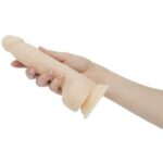 Фалоімітатор Naked Addiction - 8″ Silicone Dual Density Dildo Vanilla, віброкуля в подарунок