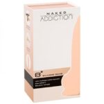 Фалоімітатор Naked Addiction - 8″ Silicone Dual Density Dildo Vanilla, віброкуля в подарунок