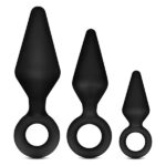 Набір анальних пробок LUXE WEARABLE NIGHT Rimmer Kit BLACK