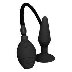 Анальний плаг розширювач із накачуванням Dream Toys Menzstuff Large Inflatable Plug чорний