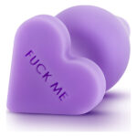 Анальна пробка PLAY WITH ME CANDY HEART FUCK ME PURPLE