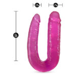 Подвійний фалоімітатор B YOURS DOUBLE HEADED DILDO PINK
