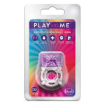 Ерекційне віброкільце PLAY WITH ME ONE NIGHT STAND VIBRATING C-RING PURPLE, колір: пурпуровий