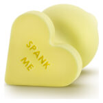 Анальний плаг PLAY WITH ME CANDY HEART SPANK ME YELLOW