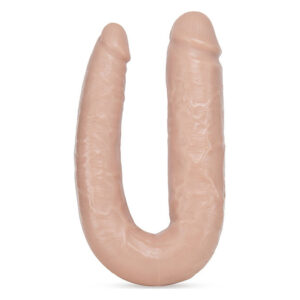 Фалоімітатор подвійний Dr. SKIN DR. DOUBLE 18INCH VANILLA