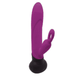 Вібратор з обертанням стовбура Adrien Lastic Mini Bonnie з петелькою для пальчика