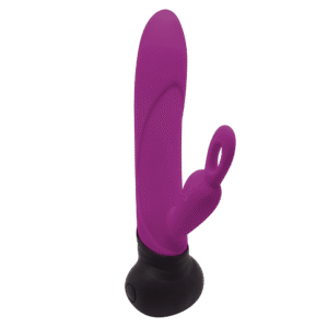 Вібратор з обертанням стовбура Adrien Lastic Mini Bonnie з петелькою для пальчика