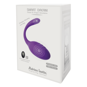 Віброяйце зі стимулятором клітора Adrien Lastic Smart Dream II з пультом LRS, можна під одяг