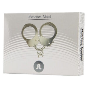 Наручники металеві Adrien Lastic Handcuffs Metallic (поліцейські)