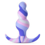 Анальна пробка рельєфна зі стопером Blush Avant Twilight Blush різнокольорова
