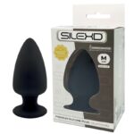Анальна пробка SilexD (Model 1 size M) двошарова, силікон + Silexpan, діаметр 6,2 см