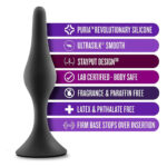 Анальна пробка, розмір S, ANAL ADVENTURES PLATINUM SILICONE