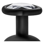 Анальна пробка з каменем BlushTEMPTASIA BLING PLUG MEDIUM BLACK