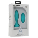 Анальна пробка з вібрацією на пульті керування Vibe Beginner Vibrating Butt Plug, колір: бірюзовий