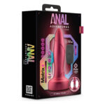Анальна пробка з вібрацією та пультом Blush Anal Adventures Matrix, червона