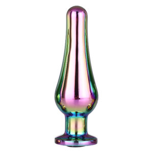 Анальна пробка конічної форми Dream Toys GLEAMING LOVE COLOURED PLEASURE PLUG M