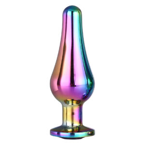 Анальна пробка конічної форми Dream Toys GLEAMING LOVE COLOURED PLEASURE PLUG S