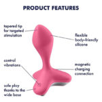 Анальна пробка з вібрацією Satisfyer Game Changer Pink