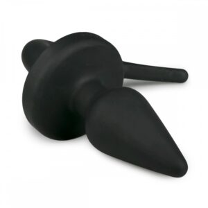 Анальна силіконова пробка з імітацією собачого хвоста Easytoys Dog Tail Plug 30 см, чорна