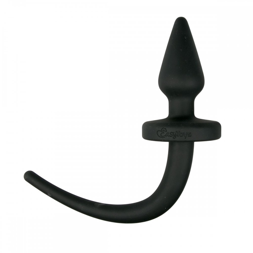 Анальна силіконова пробка з імітацією собачого хвоста Easytoys Dog Tail Plug 30 см, чорна Анальна силіконова пробка з імітацією собачого хвоста Easytoys Dog Tail Plug 30 см, чорна