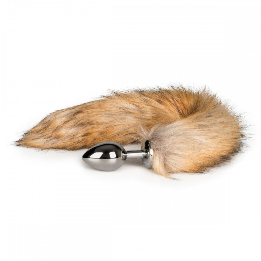 Анальна пробка M Silver з хвостиком з Easy Toys Fox Анальна пробка M Silver з хвостиком з Easy Toys Fox