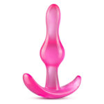 Анальний плаг із стопером Blush B Yours Curvy Anal Plug рожевий