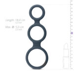 Потрійне ерекційне кільце Boners Triple Ring, діаметр 2,6; 3,3 та 3,8 см