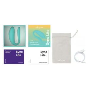 Інноваційний смарт-вібратор для пар Sync Lite We-Vibe, силіконовий, м'ятний