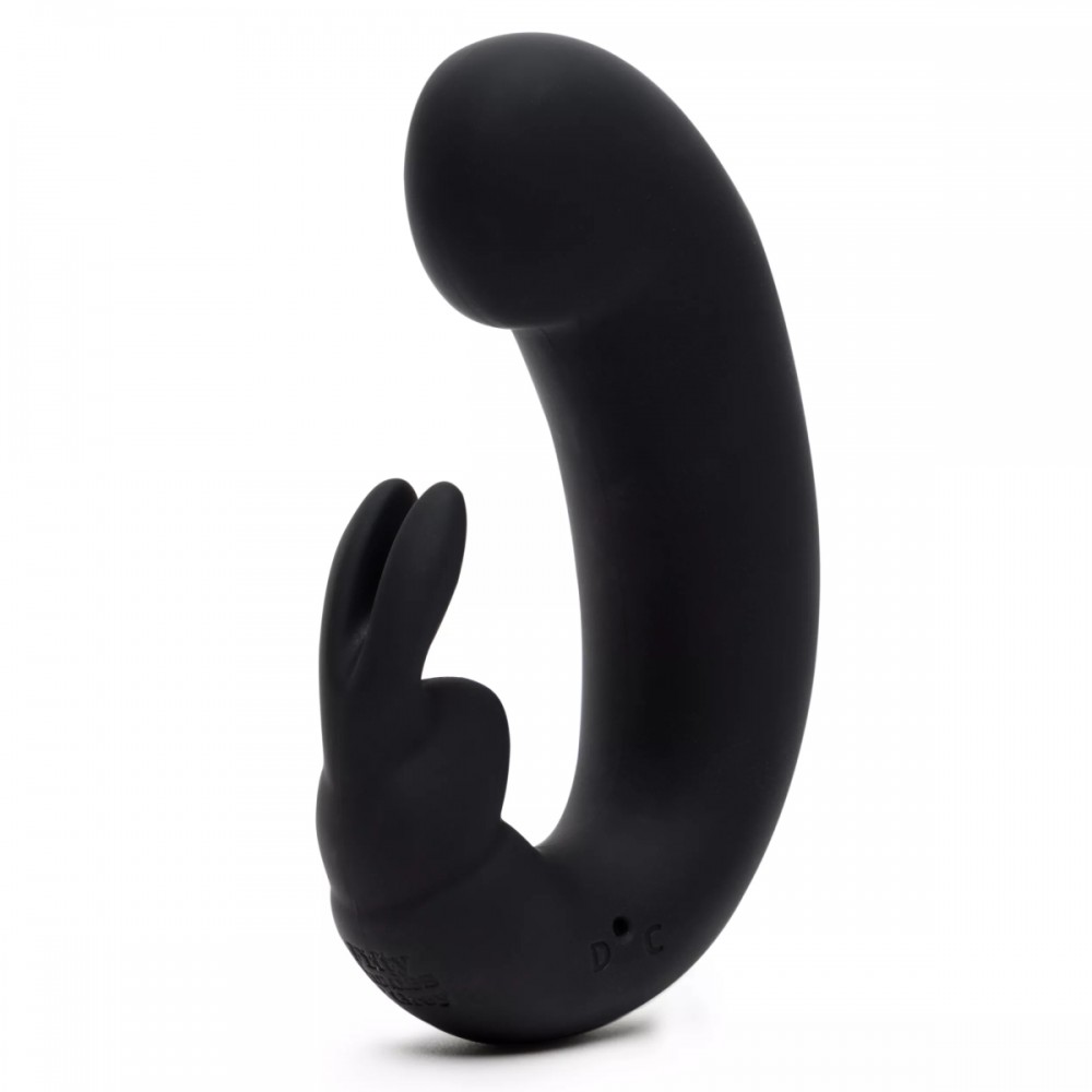 Подвійний вібратор кролик Fifty Shades of Grey Sensation Rechargeable G-Spot Rabbit Vibrator Подвійний вібратор кролик Fifty Shades of Grey Sensation Rechargeable G-Spot Rabbit Vibrator