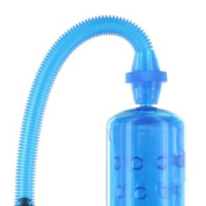 Вакуумна помпа XLsucker Penis Pump Blue для члена довжиною до 18см, діаметр до 4 см, колір: блакитний