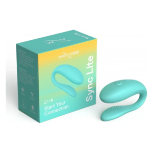 Інноваційний смарт-вібратор для пар Sync Lite We-Vibe, силіконовий, м'ятний