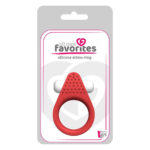 Ерекційне кільце Dream Toys All Time Favorites з рельєфним виступом, червоне
