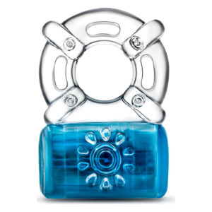 Ерекційне віброкільце PLAY WITH ME ONE NIGHT STAND VIBRATING C-RING BLUE, колір: блакитний