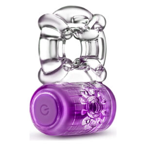 Ерекційне віброкільце PLAY WITH ME ONE NIGHT STAND VIBRATING C-RING PURPLE, колір: пурпуровий