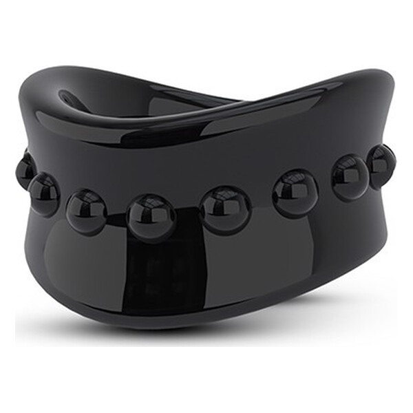Ерекційна насадка Stay Hard Beef Ball Stretcher чорна, 5 см Ерекційна насадка Stay Hard Beef Ball Stretcher чорна, 5 см