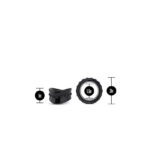 Ерекційна насадка Stay Hard Beef Ball Stretcher чорна, 5 см