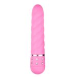 Вібратор рельєфний Love Diamond Vibrator рожевий, 11.4 см