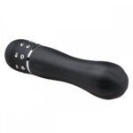 Вібратор Love Diamond Vibrator чорний, оздоблений стразами, 11.4 см