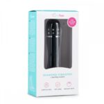 Вібратор Love Diamond Vibrator чорний, оздоблений стразами, 11.4 см