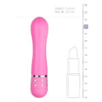 Вібратор Love Diamond Vibrator рожевий, 11 см
